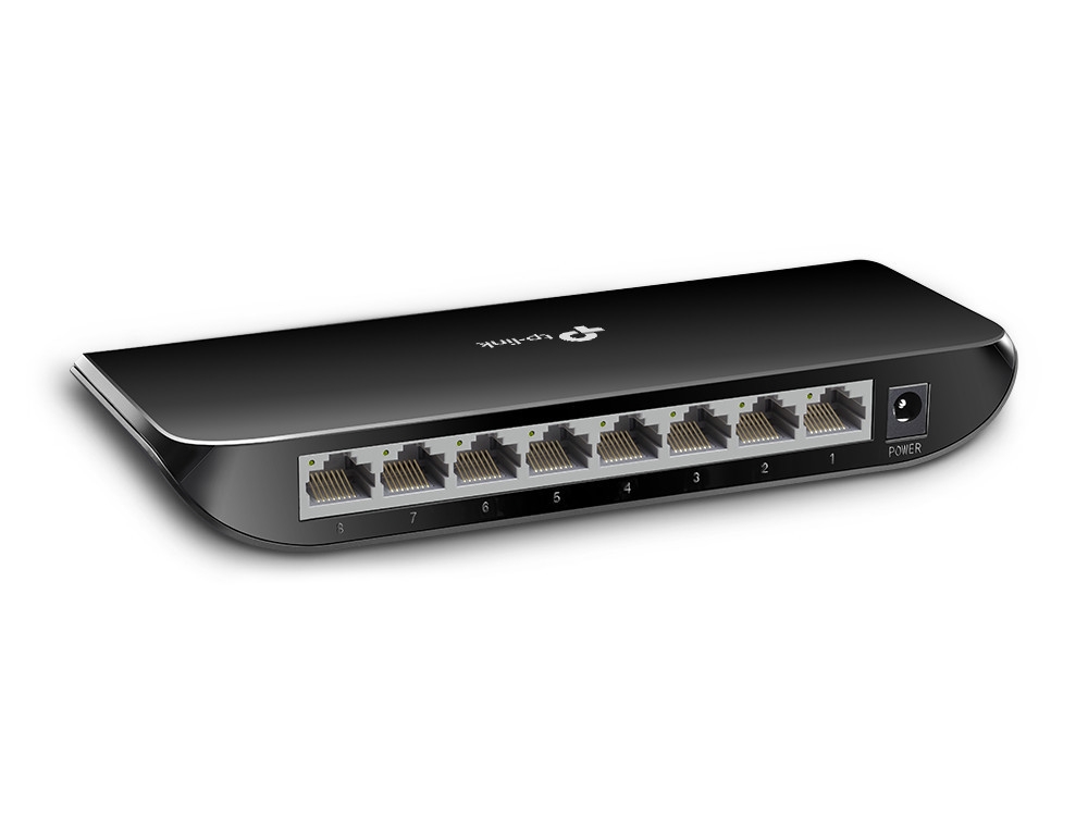 TP-Link TL-SG1008D Switch 8x10/100/1000, 8-Port Gigabit Desktop Switch - Image 3