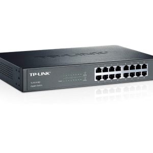 TP-Link TL-SG1016D 16-PortGigabit Desktop/RackmountSwitch, 16x10/100/1000