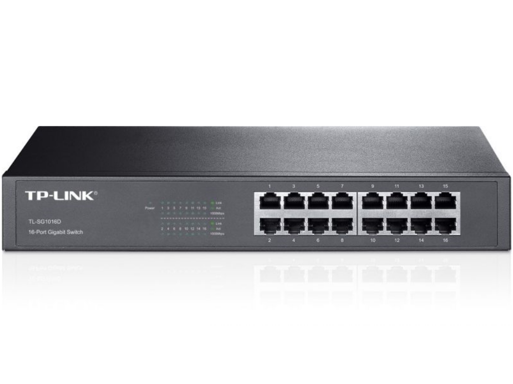 TP-Link TL-SG1016D 16-PortGigabit Desktop/RackmountSwitch, 16x10/100/1000 - Image 4