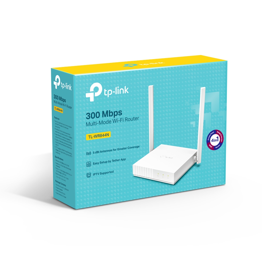 TP-Link TL-WR844N 300 MbpsMulti-Mode Wi-Fi Router - Image 3