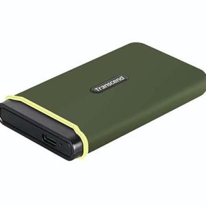 Transcend SSD 2TB PortableESD380C,Type C,USB 3.2rugged,anti-shock,military green