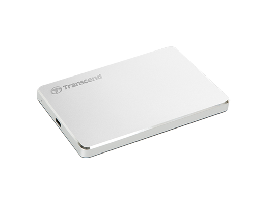 Transcend HDD 2TB StoreJet C3SPortable,Type-C,Silver - Image 2