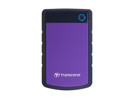 Transcend HDD 2TB StoreJet H3portable,anti-shock,purple