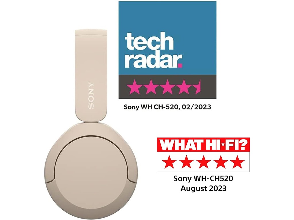 Sony bežične slušalice CH520baterija do 50h, brzo punjnje3 min za 1,5h; mikrofon; BT x2 - Image 4