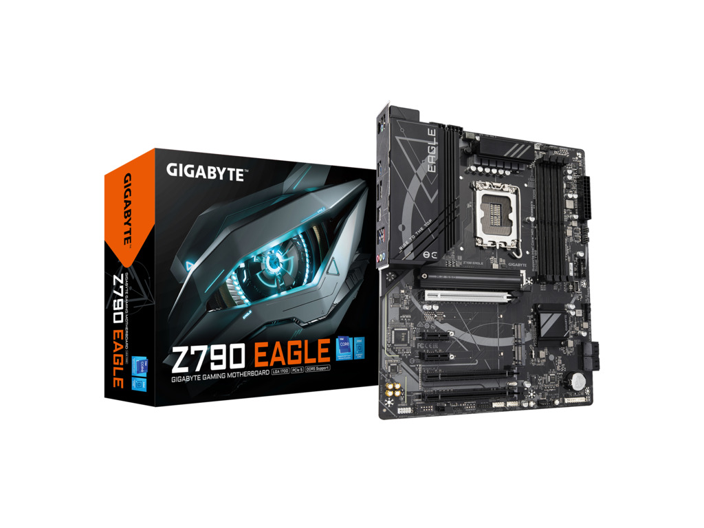 Gigabyte MB Z790 EAGLELGA1700; 4xDDR5;3xM.2; 4xSATA;8xUSB; DP, HDMI; ATX; - Image 2