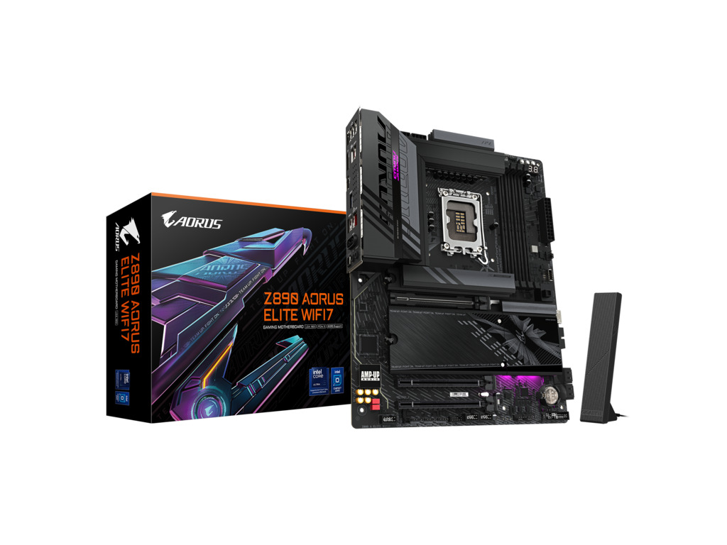 Gigabyte MB Z890 A Elite WIFI7LGA1851; 4xDDR5;4xM.2; 4xSATA;10xUSB; DP; ATX;HDMI, RAID, THUNDERBOLT - Image 2