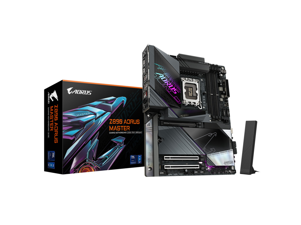 Gigabyte MB Z890 AORUS MASTERLGA1851; 4xDDR5;5xM.2; 4xSATA;12xUSB; DP; ATX;HDMI, RAID, THUNDERBOLT - Image 2