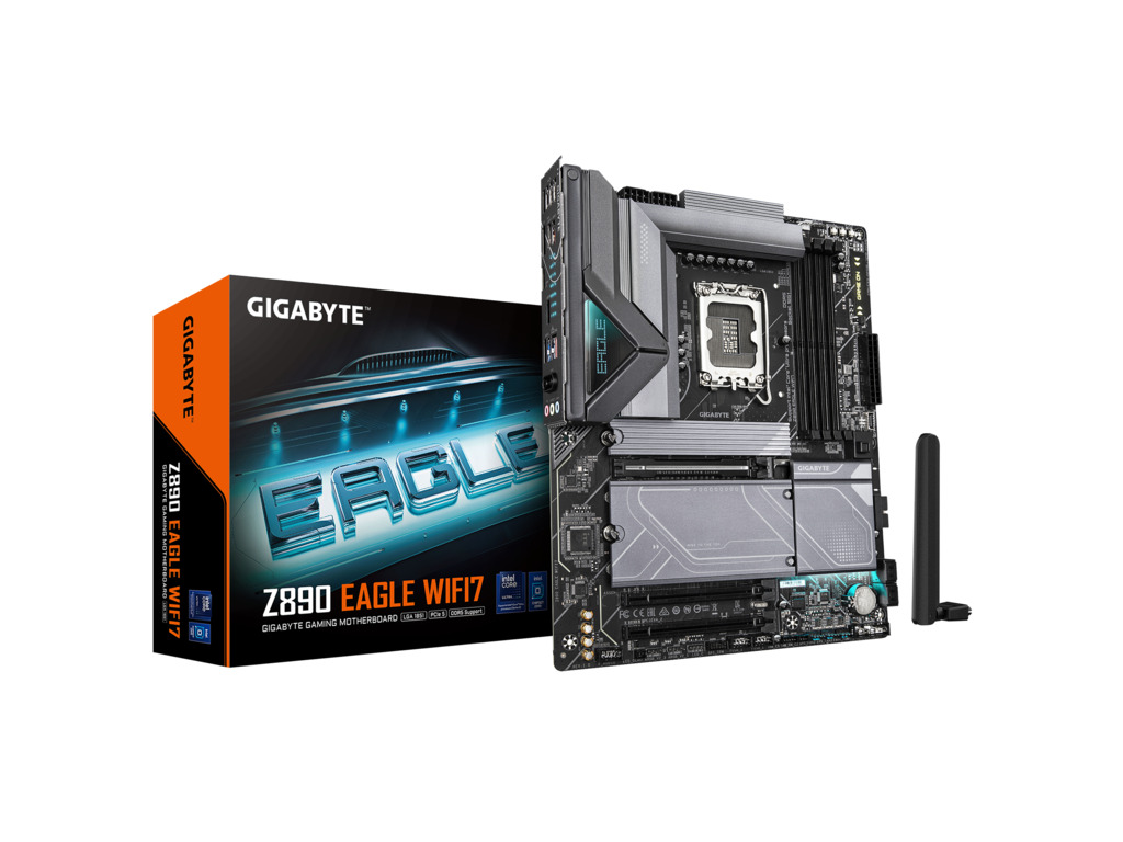 Gigabyte MB Z890 Eagle WIFI7LGA1851; 4xDDR5;4xM.2; 4xSATA;10xUSB; DP; ATX; RAID, THUNDERBOLT - Image 2