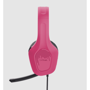 Trust GXT 415P Zirox gamingslušalice, žičane, pink, 200cm kabl, 3.5 mm, over-ear, mikrofon