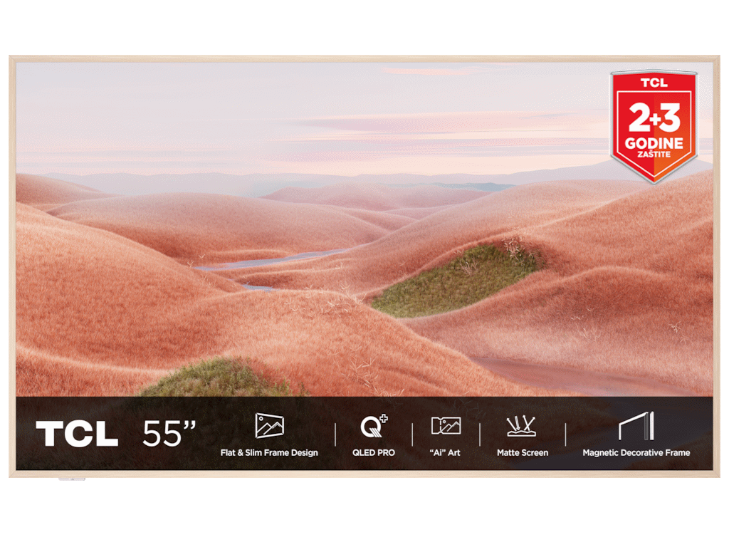 TCL 55"A300W NXTVISION 4K QLEDGoogle OS; 144Hz ART TV;Dolby Atmos; Ambient mode; HDMI 2.1 - Image 4