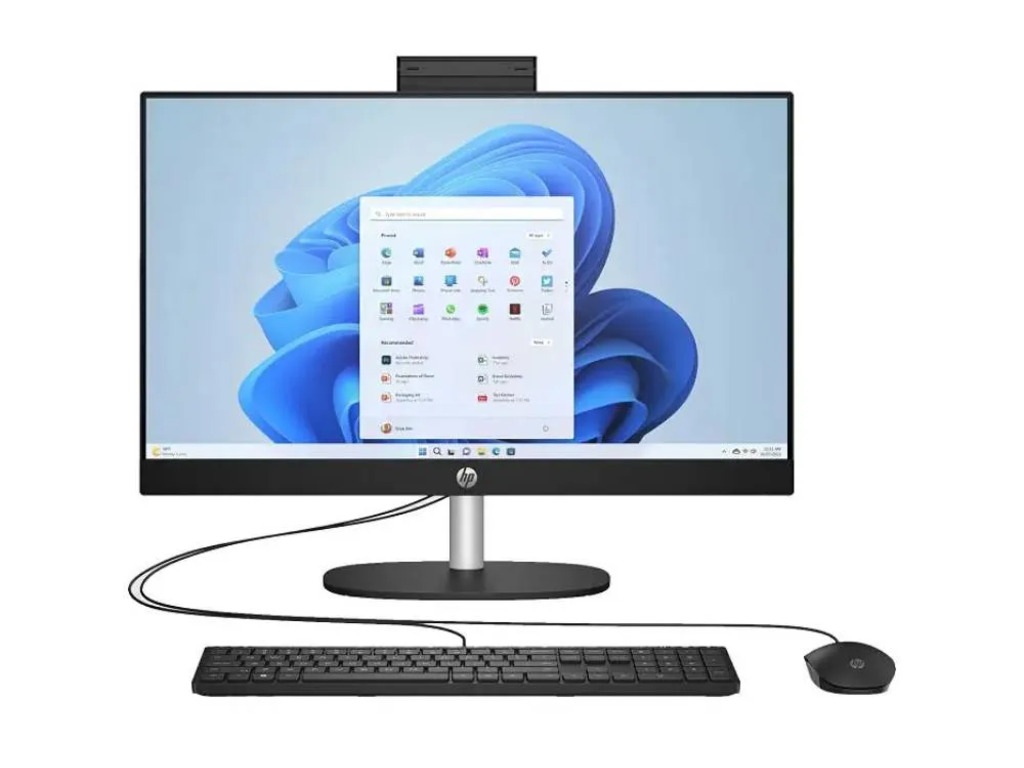 HP All-in-One 24-cr0048ny23,8",NT,7520U,16GB onboard,512GB,No os,Wlan,webcam,periferija,crni - Image 2