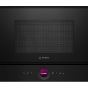 BOSCH mikrovalna Serie 8| CRNA,900W,AutoPilot 10, 21l,Roštilj, 90,180,360,600, Boots W