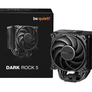 be quiet! Dark Rock 5 Black CPU Cooler, 120mm, 210w TDP, Height: 161mm