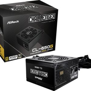 ASRock PSU 650W Gold, Pro80PLUS, 120mm fan, ATX 3.1PCIe 5.1