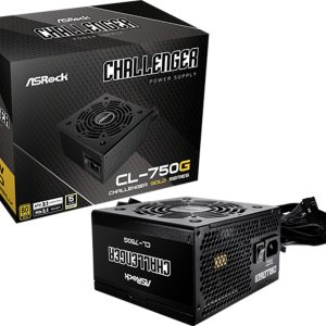 ASROCK PSU 750W Gold Challenge80PLUS, 120mm fan, ATX 3.1PCIe 5.1