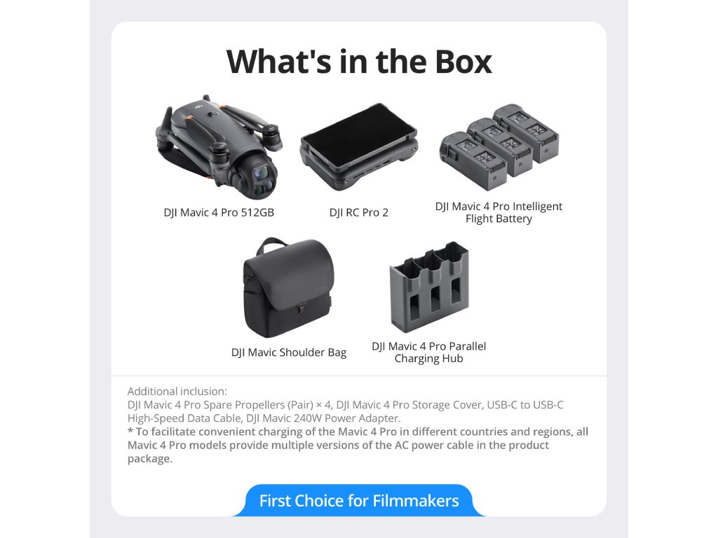 DJI Mavic 4 Pro 512 GB CreatorDron, Combo (DJI RC Pro 2) - Image 4