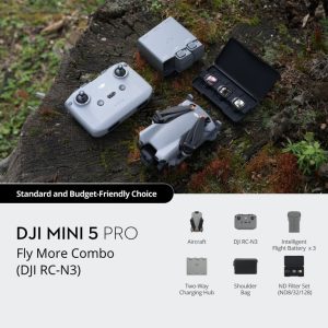 DJI Mini 5 PRO FMC (DJI RC N3)dron, 1-inch senzor,snimak 4k,ActivTrack,do 36min let,Med-Tele mod