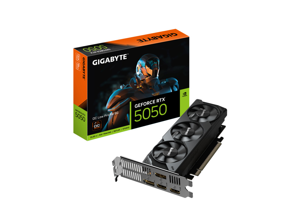 Gigabyte 5050 OC Lower Profile 8GB GDDR6, 128-bit, 2x DP, 2x HDMI - Image 2