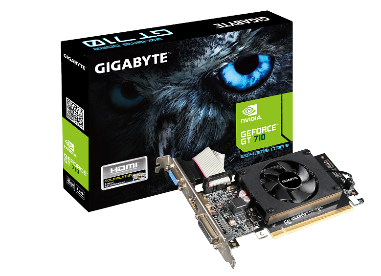 GIGABYTE VGA GV-N710D3-2GL 2.0nVidia GeForce GT 7102GB DDR3 64bit;VGA,DVI,HDMI - Image 2