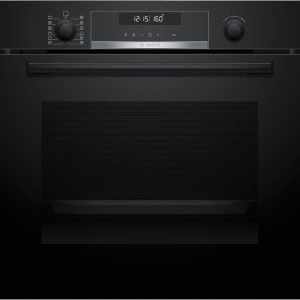 BOSCH pećnica Serie 6| CRNA, A, PIROLIZA, AutoPilot 30,71L,AirFry, Teleskopska vodilica, 10 progra