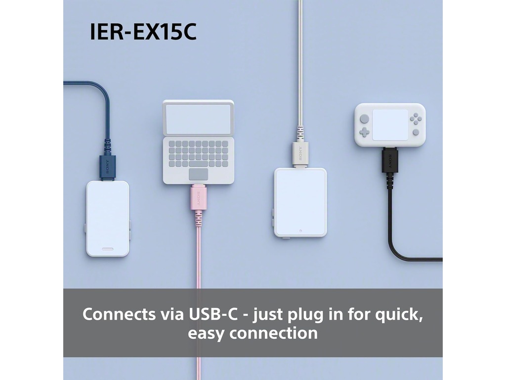 Sony in-ear USB-C slušalice boja plava - Image 4