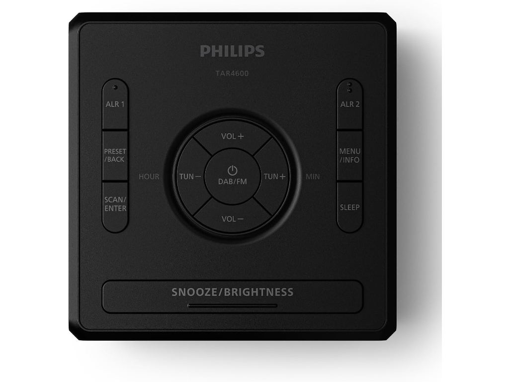 Philips radio sa satom TAR4500Velik, jasan zaslon; 2 alarma;FM digitalno podešavanje; USB-C priključ - Image 3