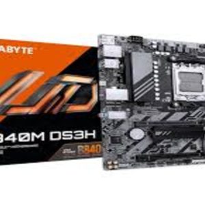 Gigabyte MB B840M DS3H AM5, 4x DDR5, 2x M.2, 4x SATA 1x HDMI, 2x DP, RAID, 14x USB, mATX