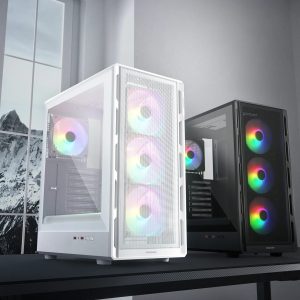 COUGAR AIRFACE PURE RGB PC Case, Mid Tower, Black
