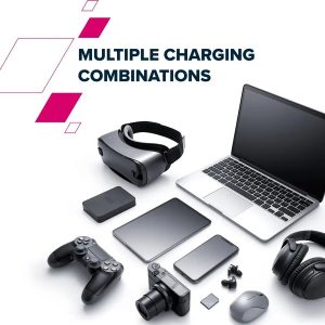 CANYON charger CU65ACC GaN 65W 2xPD 1xQC EU White