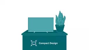 PHILIPS TV LED 32", HD, Smart TV, HDR10, DVB-T/T2/T2-HD/C/S/S2) Diagonal: 32" (80 cm) Screen: LED HD TV 1366 x 768p - Image 3