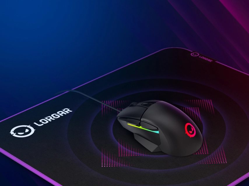 Lorgar Main 315, Gaming mouse pad, High-speed surface, Purple anti-slip rubber base, size: 500mm x 420mm x 3mm, weight 0.39kg - Image 2
