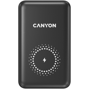 CANYON power bank PB-1001 10000 mAh PD 18W QC 3.0 Wireless 10W Black