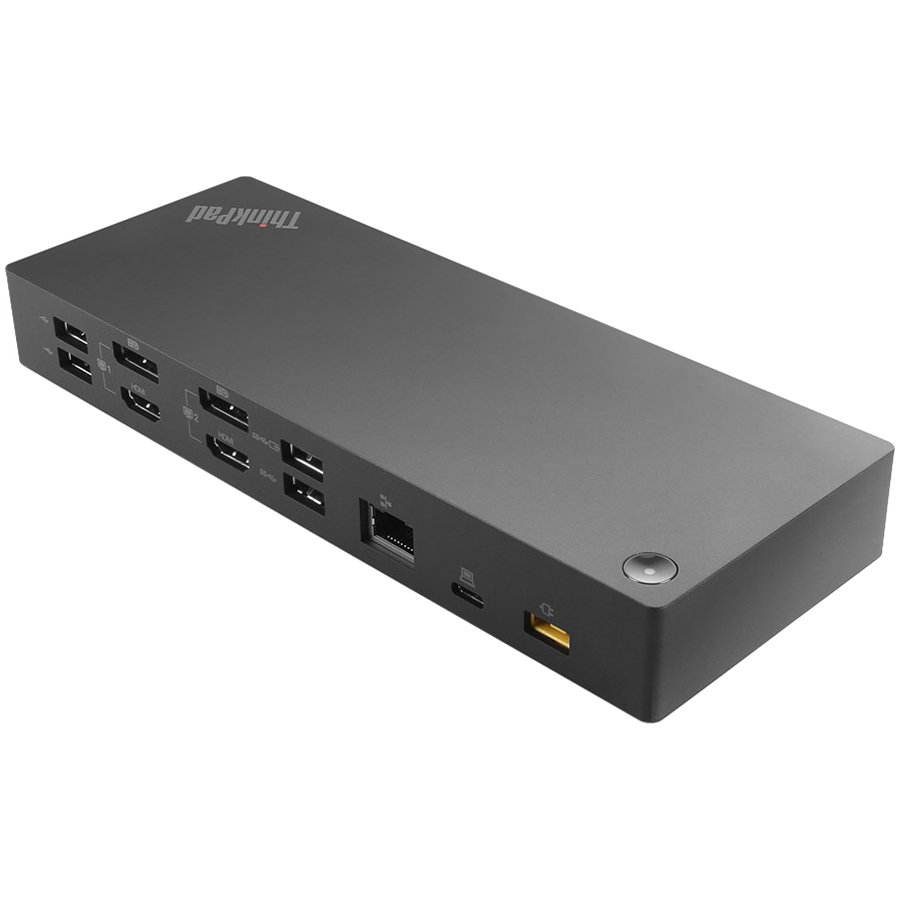 ThinkPad Hybrid USB-C with USB-A Dock, USB 3.1 Gen 2, 2x USB 2.0, 1x USB-C, 1x RJ45 GbE, 2x DP, 2x HDMI, 1x Audio, 3Yr - Image 2