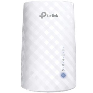 TP-Link RE190 AC750 Wi-Fi Range Extender, Wall Plugged, 433Mbps at 5GHz + 300Mbps at 2.4GHz, 802.11ac/a/b/g/n, WPS and Reset button, 3 internal antennas , intelligent Signal light, OneMesh