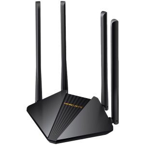 AC1200 Dual-Band Wi-Fi Gigabit RouterSPEED: 300 Mbps at 2.4 GHz + 867 Mbps at 5 GHz SPEC: 4× Fixed External Antennas, 2× Gigabit LAN Ports, 1× Gigabit WAN PortFEATURE: Router/Access Point Mode, WPS/Reset Button, IPTV, IPv6, Beamforming, MU-MIMO,