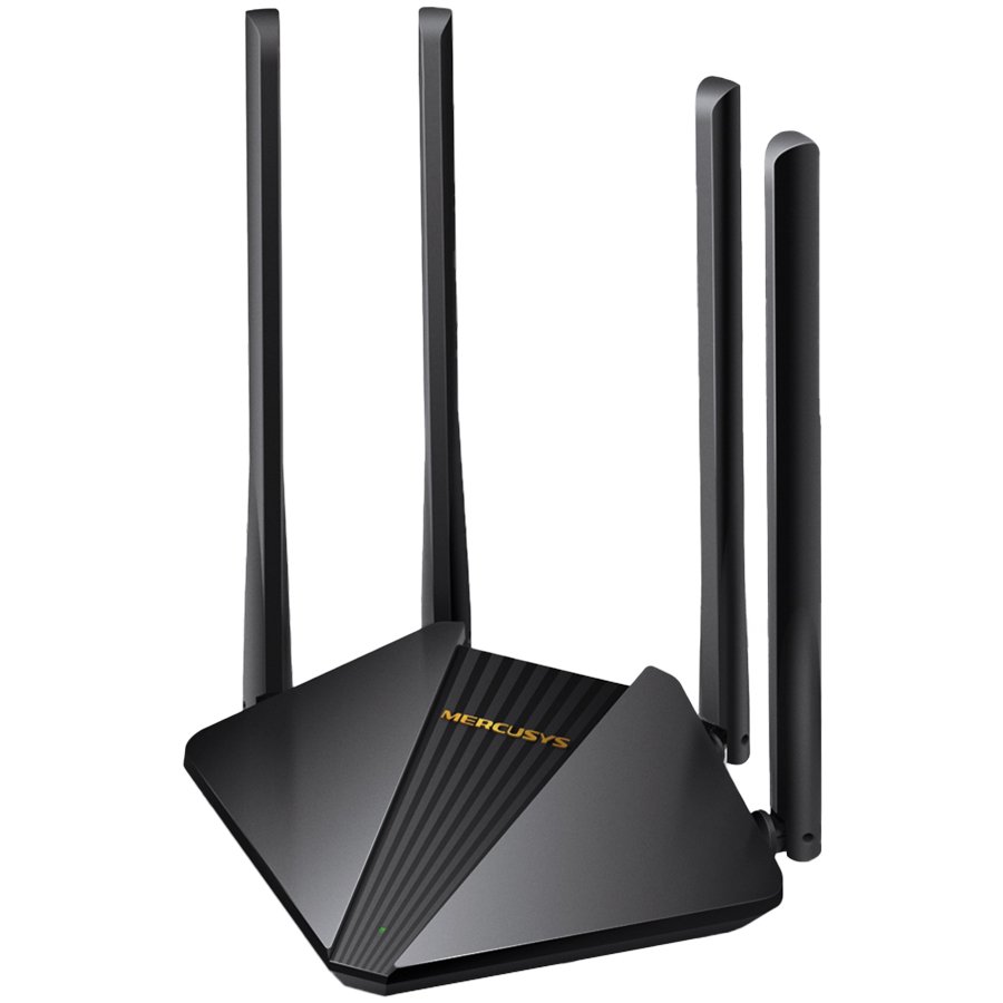 AC1200 Dual-Band Wi-Fi Gigabit RouterSPEED: 300 Mbps at 2.4 GHz + 867 Mbps at 5 GHz SPEC: 4× Fixed External Antennas, 2× Gigabit LAN Ports, 1× Gigabit WAN PortFEATURE: Router/Access Point Mode, WPS/Reset Button, IPTV, IPv6, Beamforming, MU-MIMO,