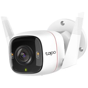 TP-Link Tapo C320WS Outdoor Security Wi-Fi Camera 2K (2560x1440), 2.4 GHz,2T2R, 2×External Antennas,1 × 10/100 Port, Motion Detection and Notifications, Sound Alarm, Starlight Night Vision(Up to 30 m),Color Night Vision, Remote Control, Two-way aud