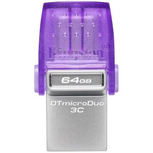 Kingston DT microDuo 3C 64GBUSB Type-A and USB Type-C portUp to 200MB/s read