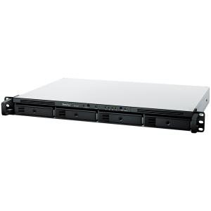 Synology NAS RS422+, rack, AMD Ryzen R1600, 2GB DDR4, 4-bay, USB, LAN 2x1GbE, 1U, 1 x Gen3 x2 network upgrade slot, 3-year hardware warranty.