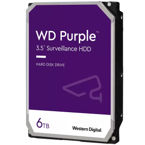 WD HDD 6TB SATA3 256MB PurpleIntellipower