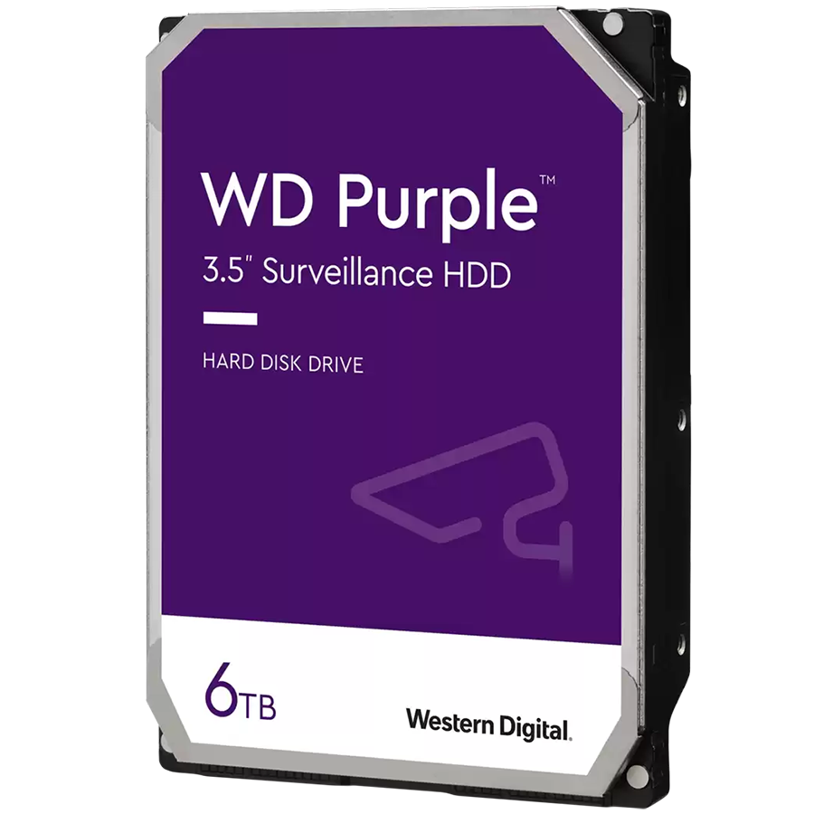 WD HDD 6TB SATA3 256MB PurpleIntellipower