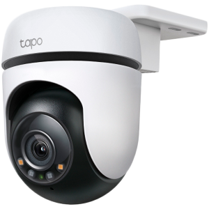 TP-Link Tapo C510W Outdoor Pan/Tilt Security Wi-Fi Camera, 2K (2304x1296),2.4 GHz,Horizontal 360º, Pan/Tilt, Color Night Vision (up to 30m), Smart Detection and Notifications(motion, people),Sound and Light Alarm,Remote Control,Two-Way Audio, IP65