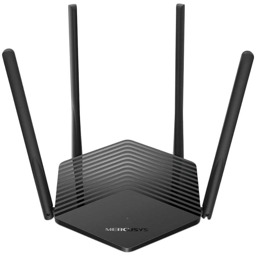 Mercusys AC1900 Wireless AC Gigabit Router, 600 Mbps at 2.4 GHz + 1300 Mbps at 5 GHz, 6×5dBi Fixed External Antennas with Beamforming, 2× G LAN Ports, 1× G WAN Port, Access Point Mode, 3X3 MU-MIMO, Parental Controls, Guest Network, Smart Connect