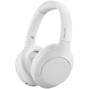 PHILIPS Wireless headphones TAH8506WT/00 - Adaptive ANC, Noise Cancelling Pro, Bluetooth MultiPoint, up to 60hrs play time, touch control, white