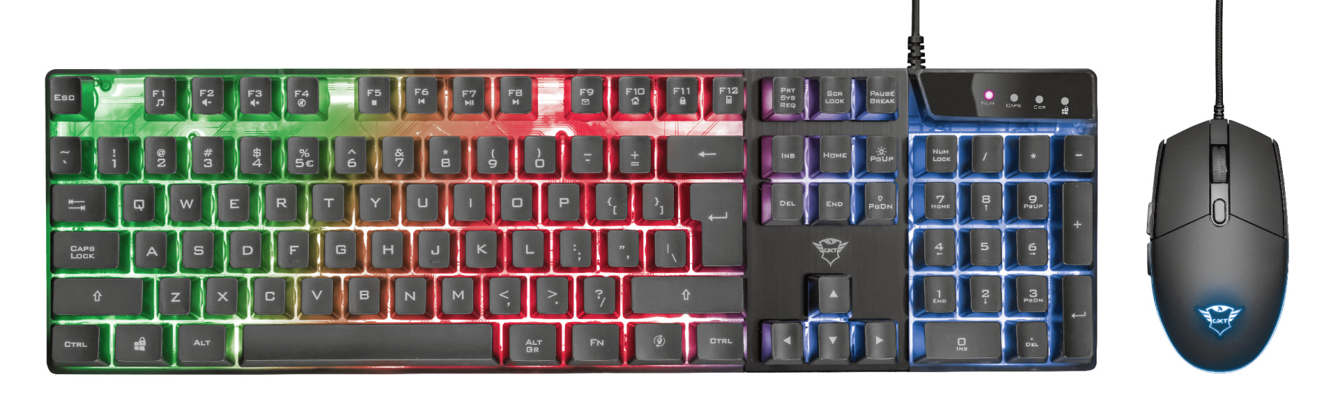 Trust GXT838 tastatura+miš Azor Gaming Combo, RGB - Image 2