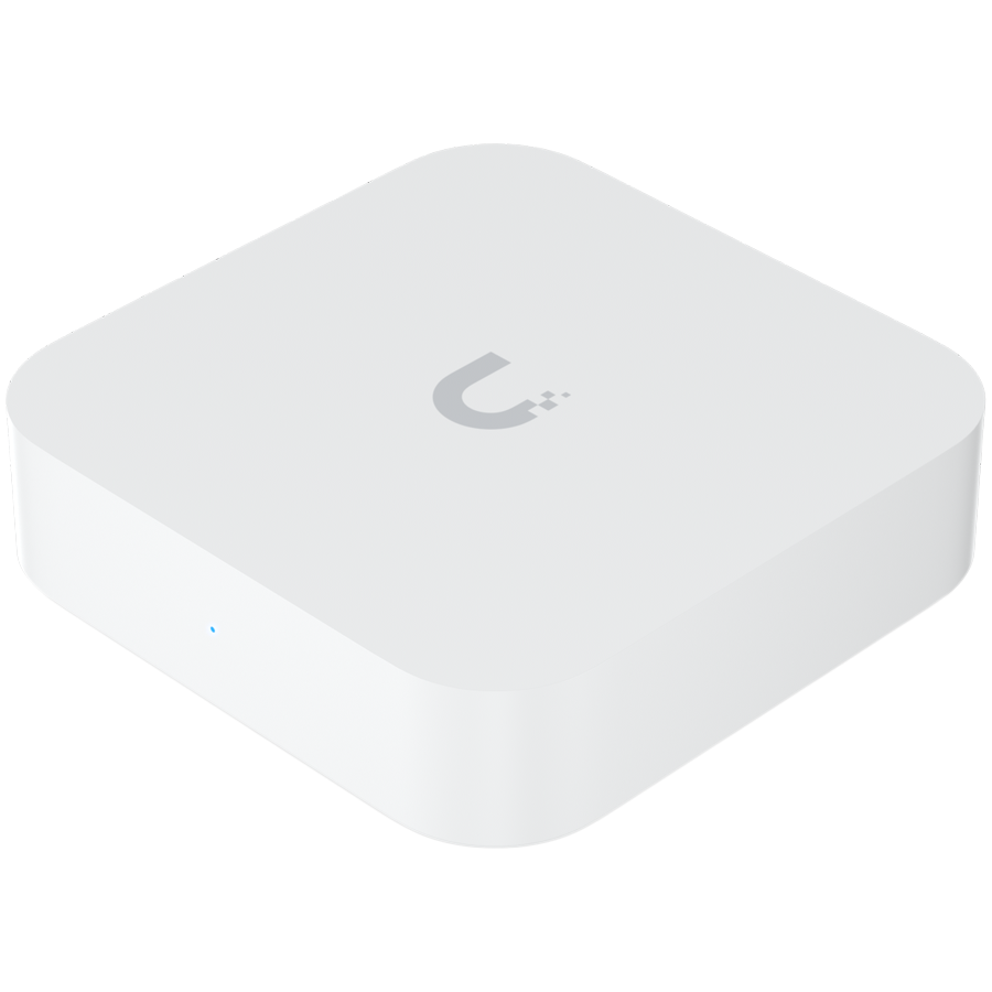 UBIQUITI Gateway Lite; Up to 10x routing performance increase over USG; Managed with a CloudKey, Official UniFi Hosting, or UniFi Network Server; (1) GbE WAN port; (1) GbE LAN port; Compact footprint; USB-C powered (adapter included); Managed with UniFi Network 8.0.7 and later.