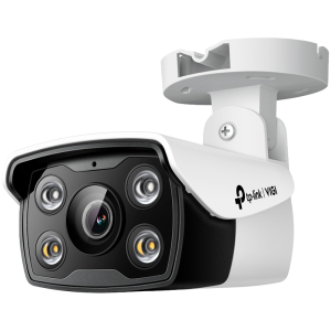 4MP Outdoor Full-Color Bullet Network CameraSPEC: H.265+/H.265/H.264+/H.264, 1/3"" Progressive Scan CMOS, Color/0.04 Lux@F1.6, 0 Lux with IR/White Light, 25fps/30fps ( 2560x1440,2304x1296, 2048x1280, 1920x1080), PoE/12V DC, 2.8 mm Fixed Lens, Built