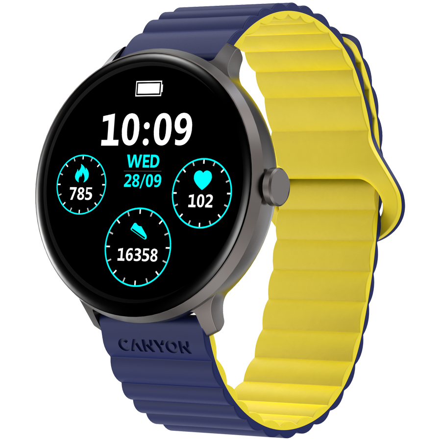 CANYON smart watch Jacky SW-69 Blue Yellow - Image 2
