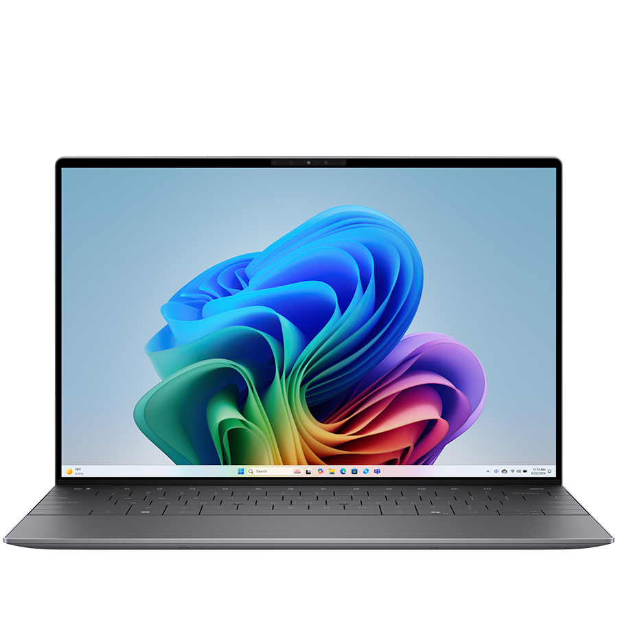 Dell XPS 9345, 13.4" FHD+ (1920x1200), Snapdragon Elite X1E-80-100 (42MB, 12C, 3.4GHz up to 4.0GHz), 16GB LPDDR5, M.2 512GB PCIe, Qualcomm Adreno GPU, 2xUSB-C, Backlit kb, FngPr, Win11Pro, 3Y PLCI