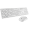 Dell Pro Wireless Keyboard and Mouse - KM5221W - US International (QWERTY) - White